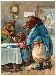 "¿Quién se ha comido mis gachas?", ilustración de 