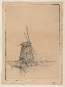 El molino de viento en el camino de George Hitchcock