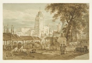 Iglesia de St Mary Redcliffe desde Welsh Back