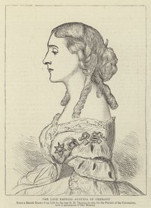 La difunta emperatriz Augusta de Alemania de George Housman Thomas