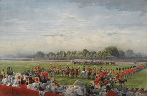 La primera distribución de la VC por la Reina Victoria, Hyde Park, 26 de junio de 1857, publicado por Henry Graves and Co., 25 de junio de 1858 de George Housman Thomas