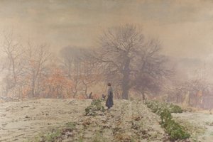 Mañana de invierno (óleo sobre lienzo)