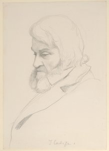 Retrato de Thomas Carlyle, c.1875 de George Howard