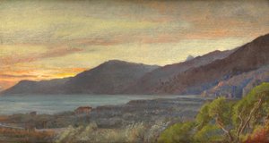 Vista desde Bordighera, 1882 de George Howard
