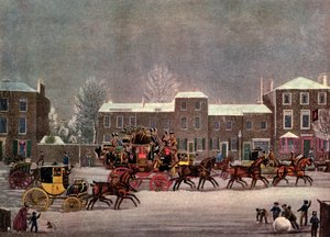 Aproximación a la Navidad, siglo XIX, 1927 de George Hunt
