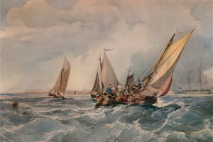 El barco pesquero, 1835 de George Hyde Chambers