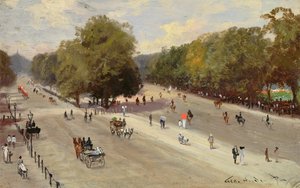 Rotten Row, Hyde Park Corner de George Hyde Pownall