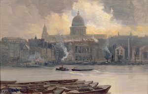 San Pablo desde el río de George Hyde Pownall