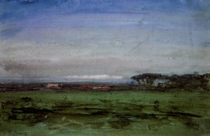 A través de la Campagna, 1872 de George Inness