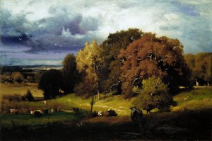 Robles de otoño, ca. 1878