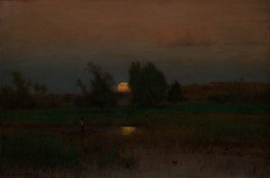 Salida de la luna de George Inness