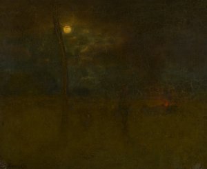 La Luna de noche de George Inness