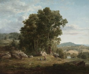 El leñador, 1849 de George Inness