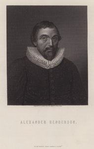Alexander Henderson, teólogo escocés de George J. Stodart