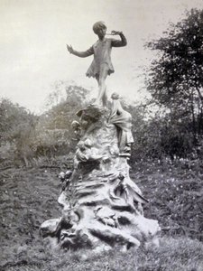 Impresión fotográfica de la Estatua de Peter Pan en los Jardines de Kensington de George James Frampton