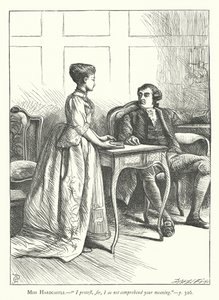 Ilustración para She Stoops To Conquer de George John Pinwell