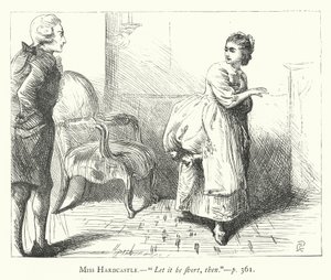 Ilustración para She Stoops To Conquer de George John Pinwell