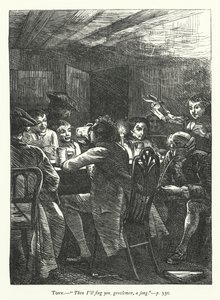 Ilustración para She Stoops To Conquer de George John Pinwell