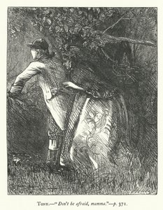 Ilustración para Ella se rebaja para conquistar (grabado) de George John Pinwell