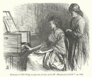 Ilustración para El Hombre de Buen Corazón (grabado) de George John Pinwell