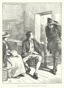 Ilustración para El Hombre de Buen Corazón (grabado) de George John Pinwell