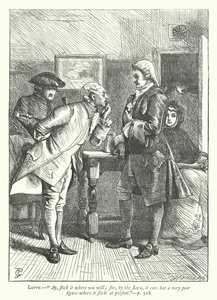 Ilustración para El Hombre de Buen Corazón (grabado) de George John Pinwell