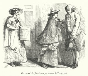 Ilustración para El hombre de buen carácter (grabado) de George John Pinwell