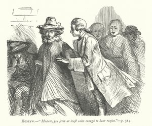 Ilustración para El hombre de buen carácter (grabado)