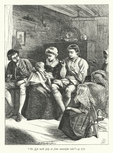 Ilustración para El viajero de George John Pinwell