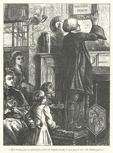 Ilustración para The Vicar of Wakefield de George John Pinwell