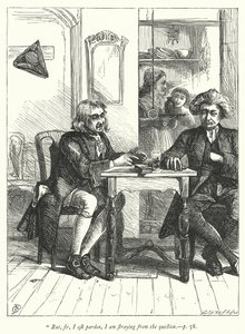 Ilustración para The Vicar of Wakefield de George John Pinwell