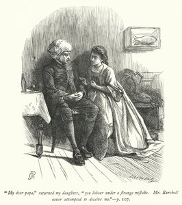 Ilustración para El Vicario de Wakefield de George John Pinwell