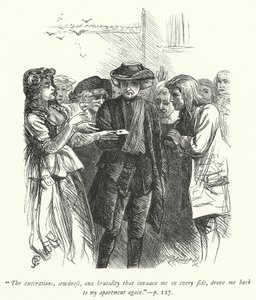 Ilustración para The Vicar of Wakefield de George John Pinwell