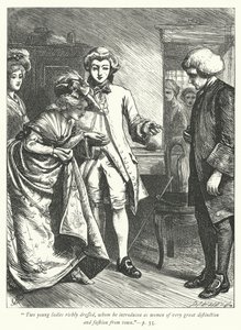 Ilustración para El vicario de Wakefield de George John Pinwell