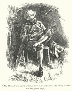 Ilustración para El vicario de Wakefield (grabado) de George John Pinwell