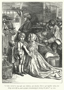 Ilustración para El vicario de Wakefield (grabado) de George John Pinwell