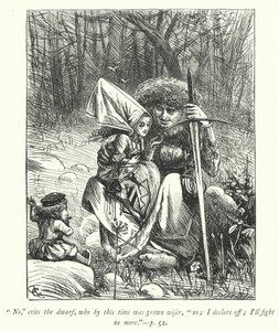 Ilustración para The Vicar of Wakefield de George John Pinwell