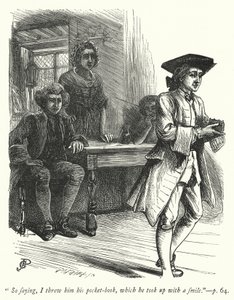Ilustración para The Vicar of Wakefield de George John Pinwell