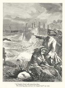 Ilustración para Threnodia Augustalis (grabado) de George John Pinwell