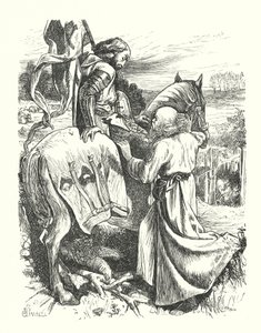 La partida del peregrino de George John Pinwell