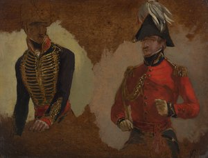 Estudios del uniforme de la Real Artillería a Caballo y de un A.D.C. al Comandante en Jefe: un estudio para 