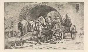 Vagón de carbón en una puerta Vagón de carbón (título de la serie) de George Jooss