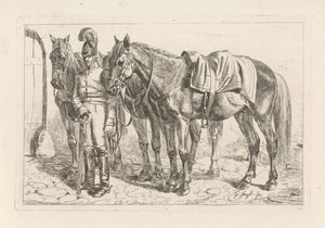 Cussier y tres caballos de George Jooss