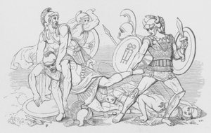 Batalla del Lago Regillus de George Junior Scharf