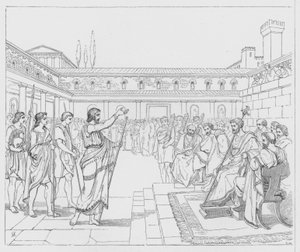 La Batalla del Lago Regillus de George Junior Scharf