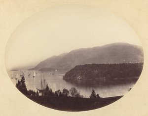 Desde Trophy Point, West Point, Río Hudson, c. 1867-1868 de George K Warren