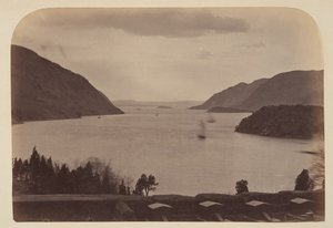 Río Hudson visto desde la Academia Militar de los Estados Unidos en West Point, Nueva York, 1867 de George K Warren