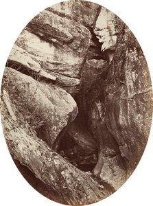 Cascada cerca del Williams College, c. 1870 de George K Warren