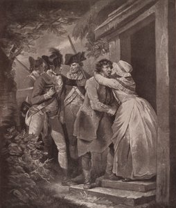 Desertor despidiéndose de su esposa, 1791-1909 de George Keating