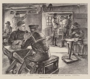 Un Barco en las Arenas, el Interior de la Casa de la Playa, Caister